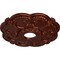 Ekena Millwork Rotherham Ceiling Medallion (Fits Canopies up to 3 1/2"), 18"OD x 3 1/2"ID x 1 1/2"P, Antique Copper CM17ROACS - alternate 3